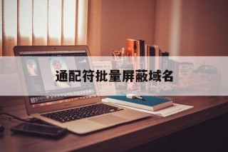 关于通配符批量屏蔽域名的信息