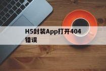 关于H5封装App打开404错误的信息