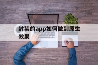 关于封装的app如何做到原生效果的信息